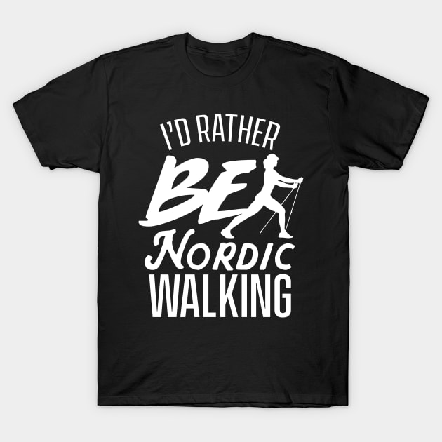 Walker Team Fitness Training Walk Nordic Walking T-Shirt by dr3shirts